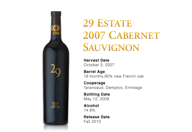 07 Vineyard 29 Cabernet Sauvignon