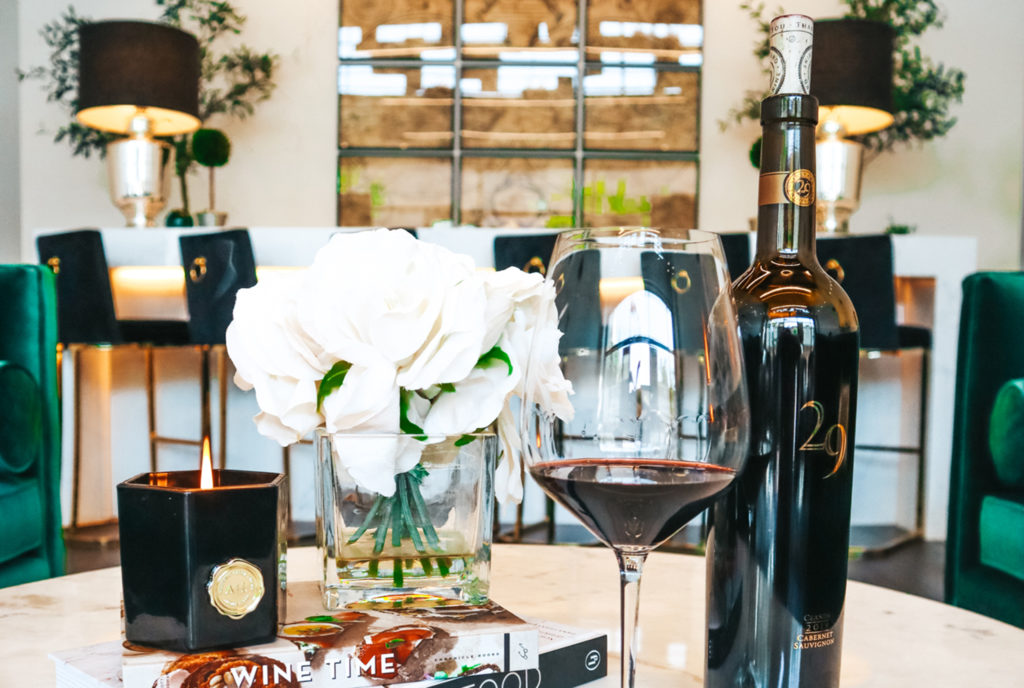 Wine Glass and bottle